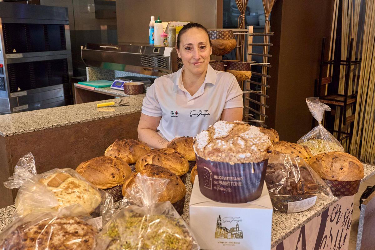 Serena Formiglio, guardonada amb el premi al cinquè millor panettone clàssic.