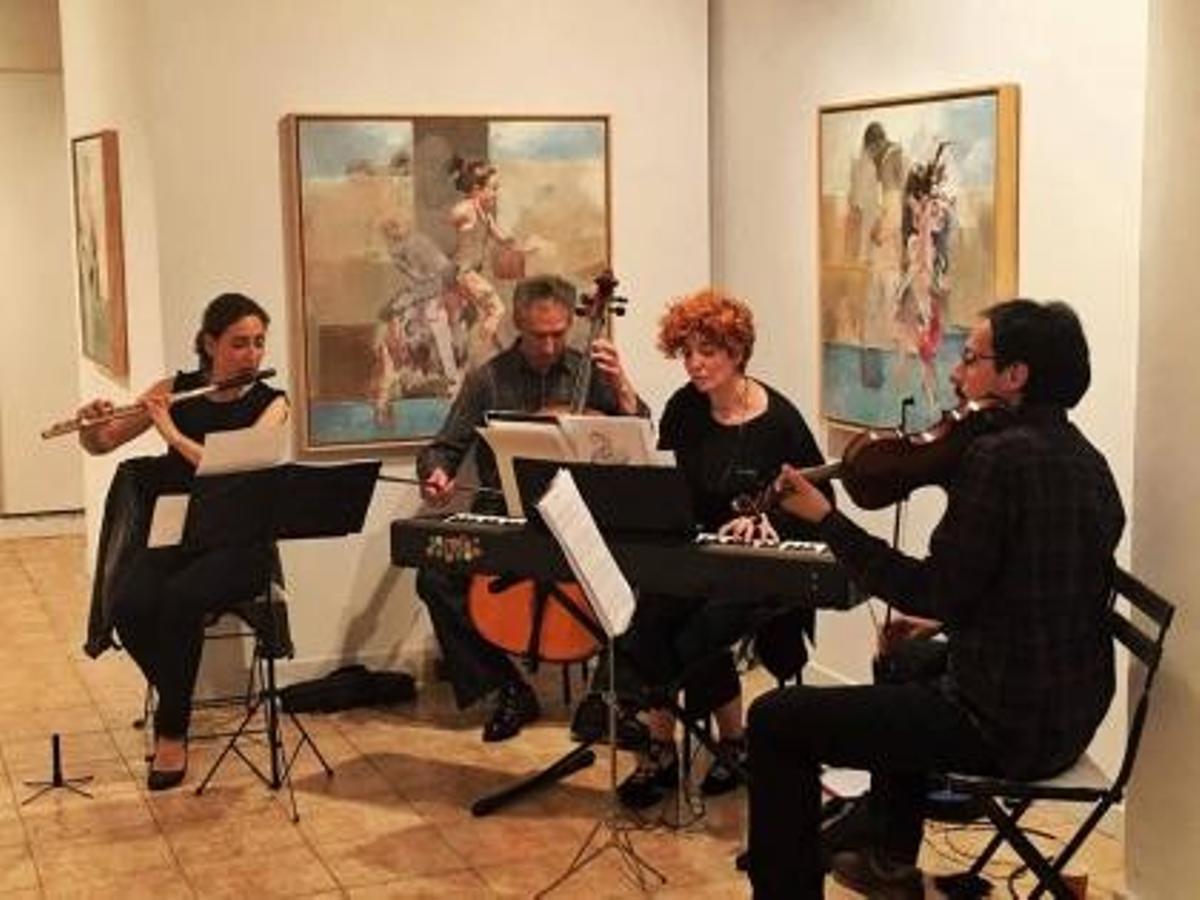 El cuarteto “Atalantix4” que inaugura la Semana de la Música canguesa.