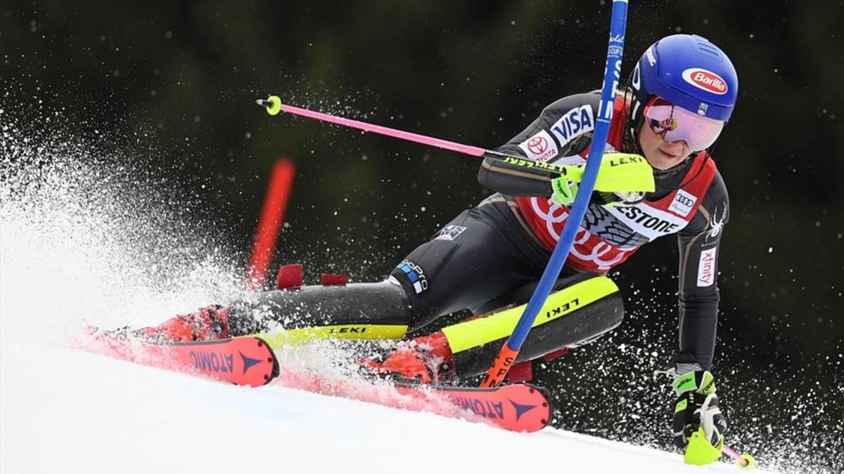 Mikaela Shiffrin, campeona en eslalon