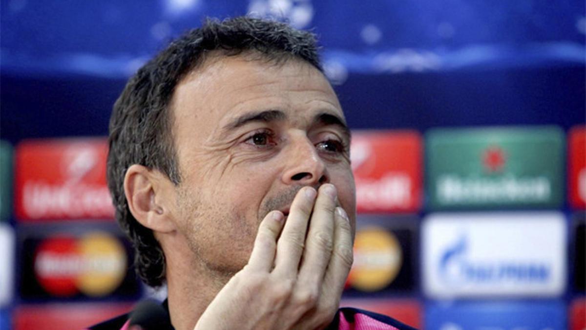 Sería bueno, sería recomendable que Luis Enrique mantuviera el mismo equipo en los dos próximos partidos