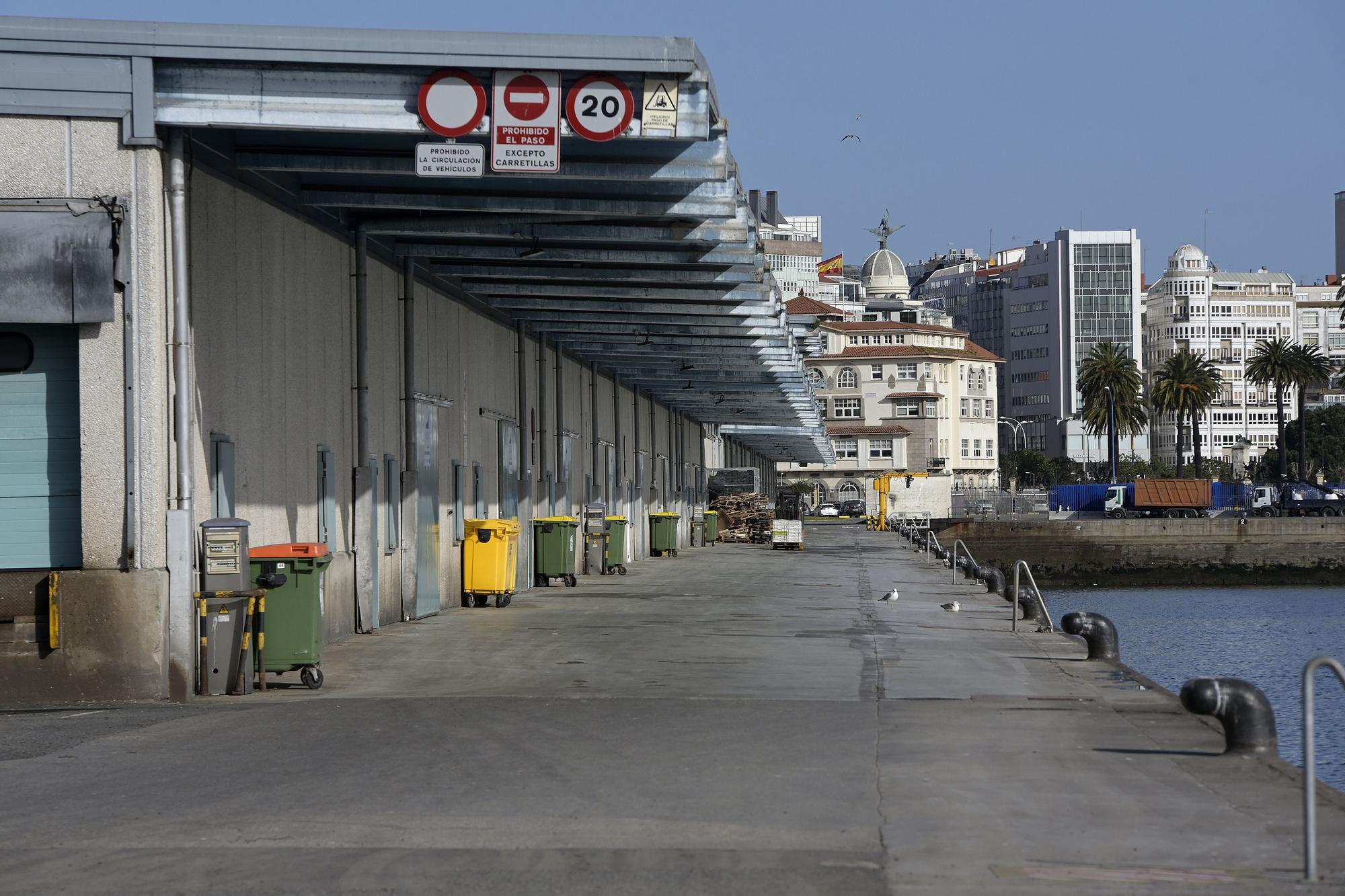 Hasta 40 toneladas de pescado se podrían perder en la lonja de A Coruña por la huelga