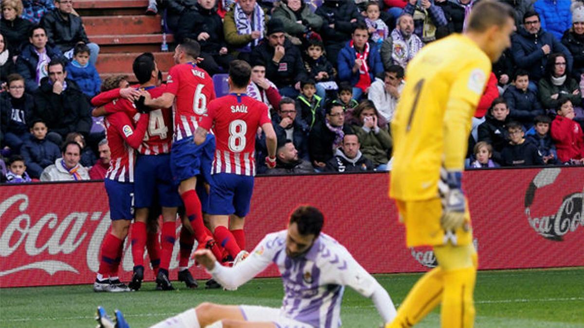 Griezmann salva al Atlético en Valladolid