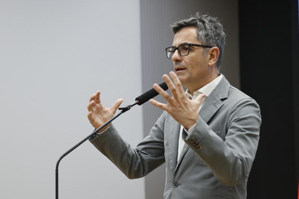 Bolaños tras su reunión con el presidente del Consejo Genral del Notariado