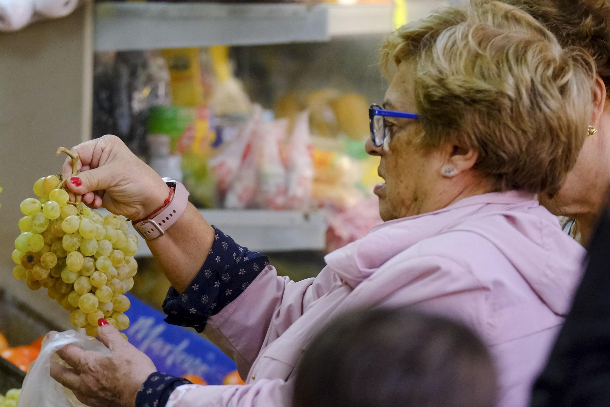 Compras en el Mercado Central para la cena de Nochevieja