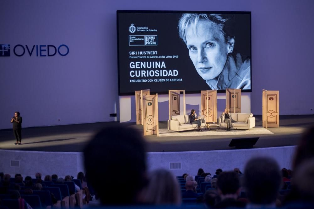 Premios Princesa de Asturias 2019: Encuentro de Siri Hustvetd con clubes de lectura de toda España