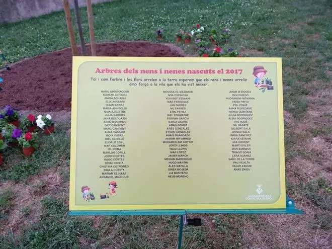 Festa de benvinguda als nens nascuts l'any 2017 a Ripoll