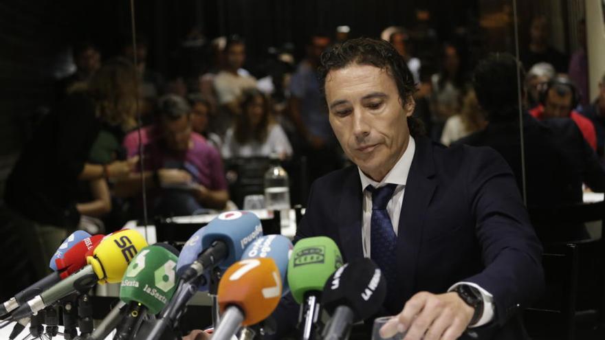 Ruiz Palacios, durante la rueda de prensa.