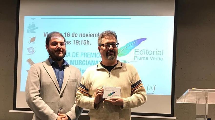 El escritor Antonio Marcelo Beltrán, ganador del Premio Letras Murcianas