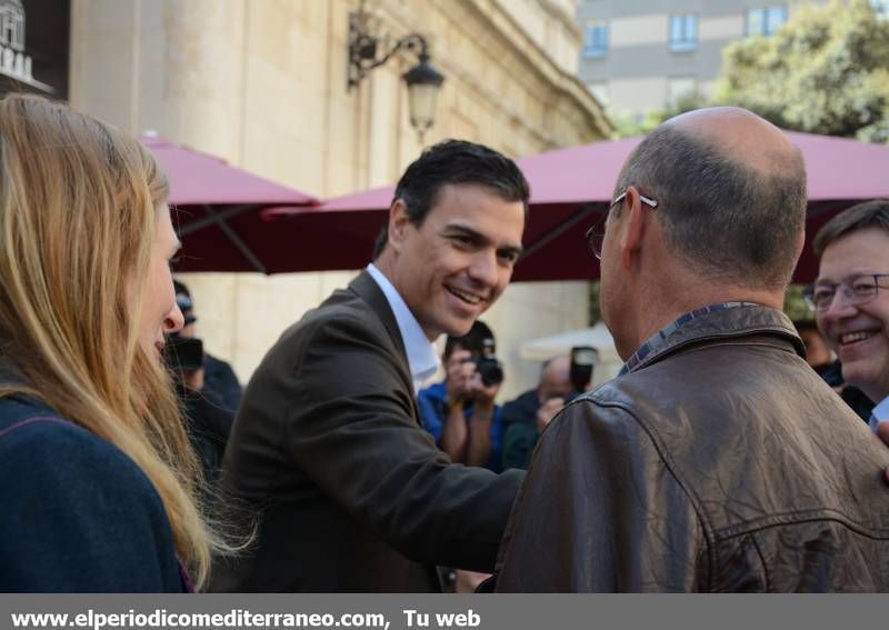 GALERÍA DE FOTOS -- Baño de masas de Pedro Sánchez en Castellón