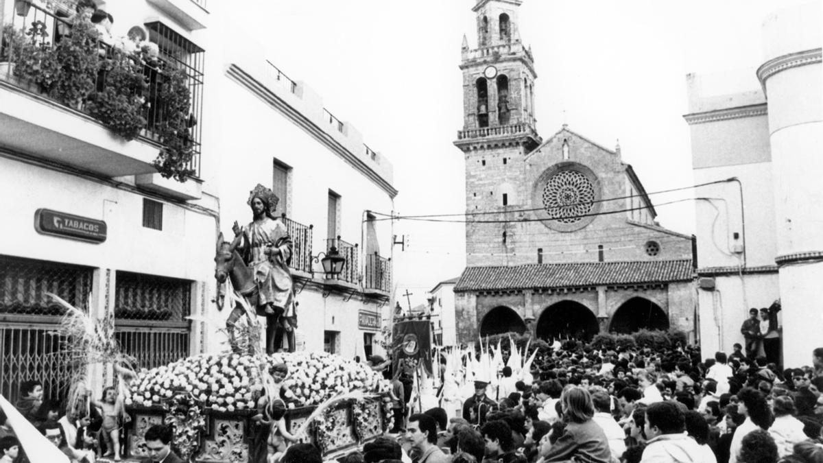 Borriquita entrada triunfal años 90