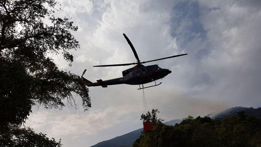 El incendio ha quedado estabilizado por la noche.