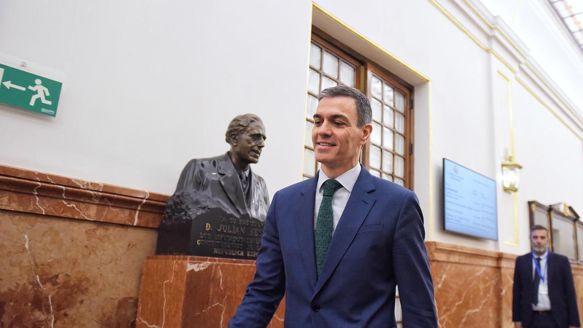 El presidente del Gobierno, Pedro Sánchez