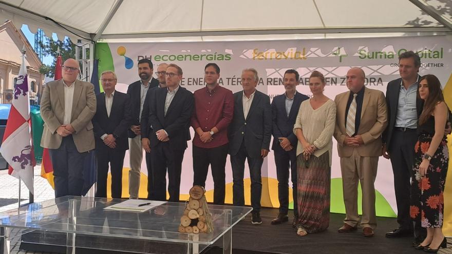 Ferrovial inicia la obra de una red de distribución de calor Zamora