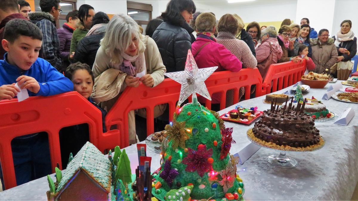 Concurso de repostería que se celebró en la Navidad de 2.019