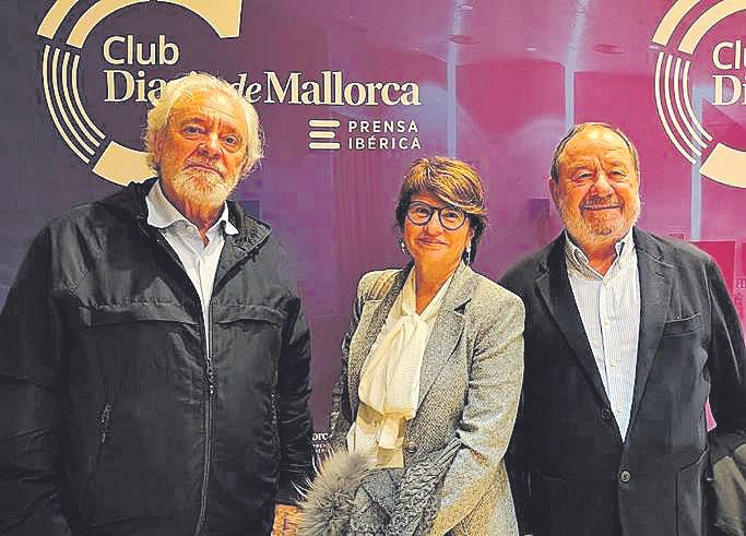 Raúl Izquierdo, Amelia Forteza  y Vicente Rotger.