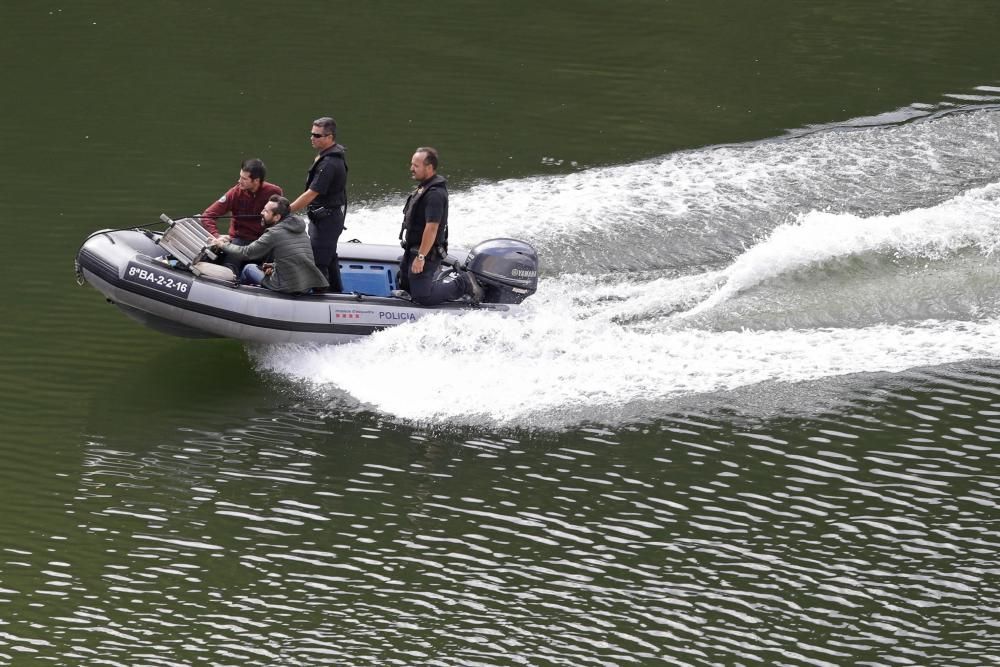 Els Mossos troben dos cossos al pantà de Susqueda.