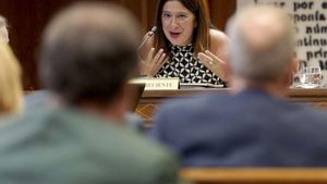 Leire Díez nega al Senat qualsevol relació "personal o política" amb Cerdán