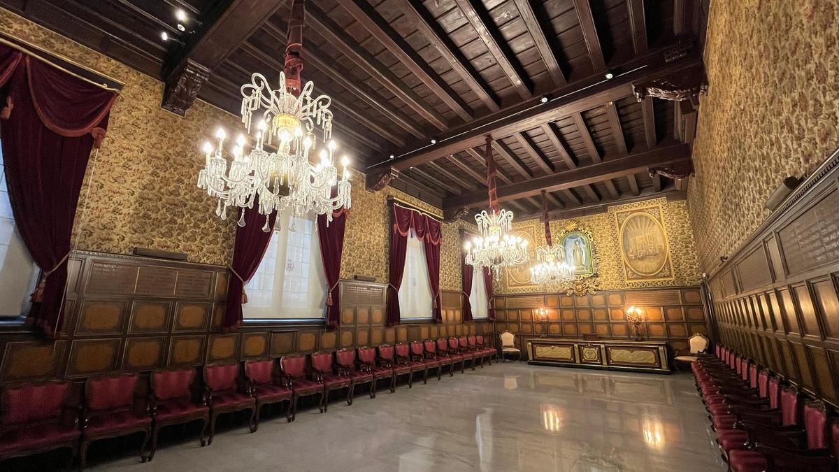 Salón de La Casa del Gremi dels Velers.