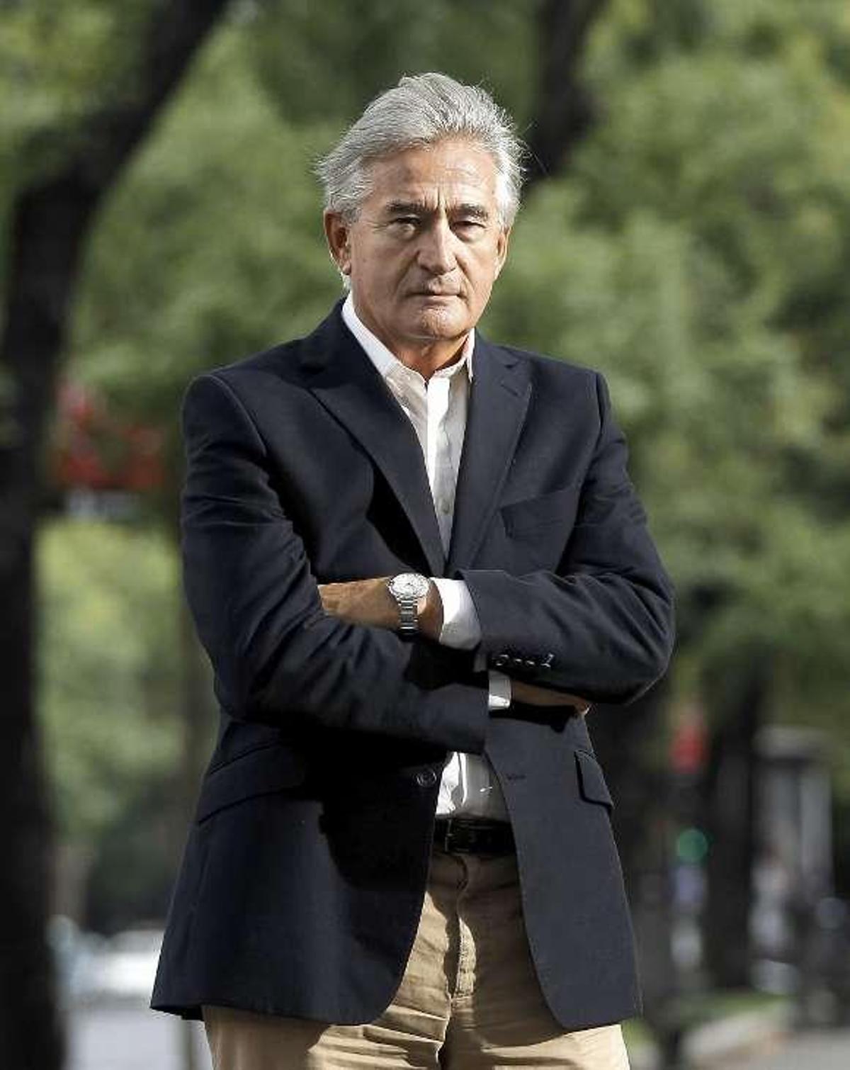 El historiador Antony Beevor, ayer, en Madrid. / efe