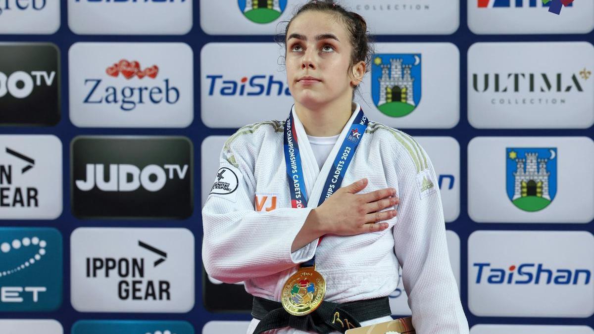 Aitana Díaz, campeona del mundo cadete en Zagreb