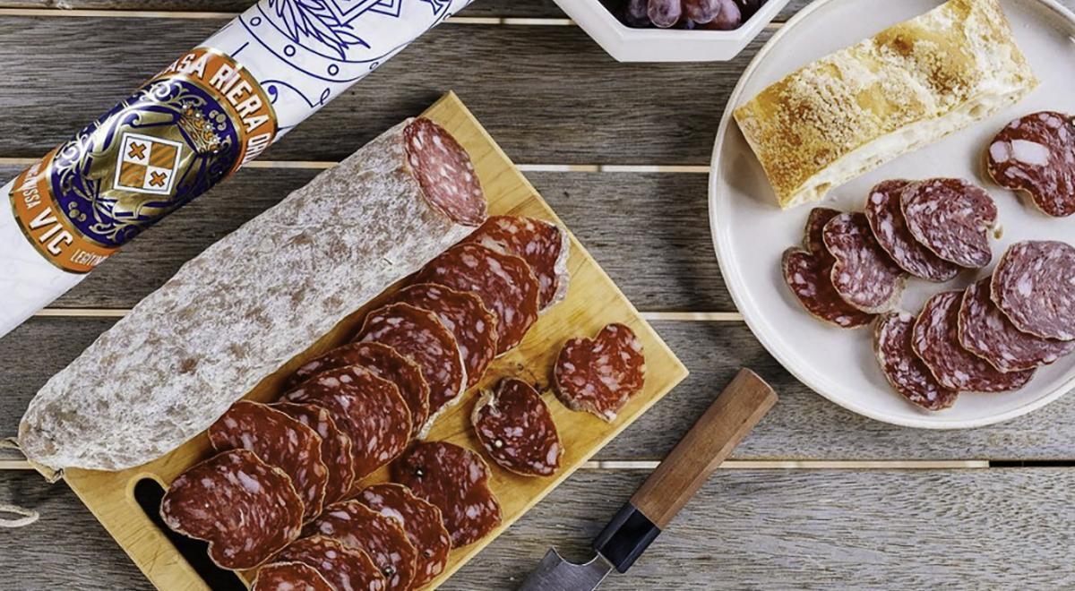 Salchichon gourmet de Vic de Casa Riera Ordeix
