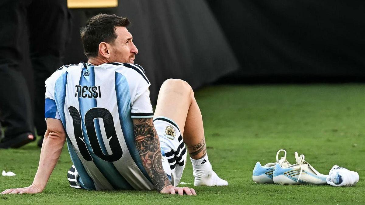El davanter argentí Leo Messi anuncia la seva retirada de la selecció argentina