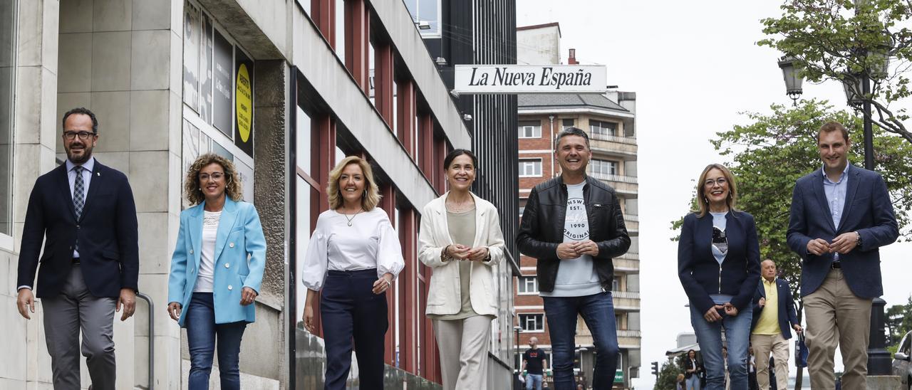 Los portavoces parlamentarios hacen balance de curso en LA NUEVA ESPAÑA