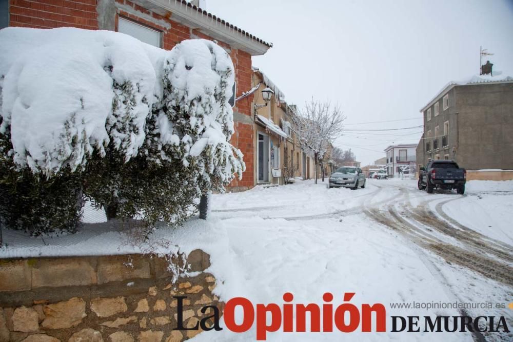 Nieve en El Sabinar (Moratalla)