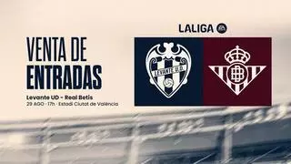 A la venta las entradas para el Levante vs Betis
