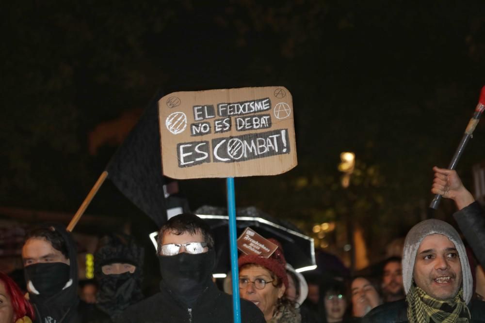 Manifestación antifascista en Palma