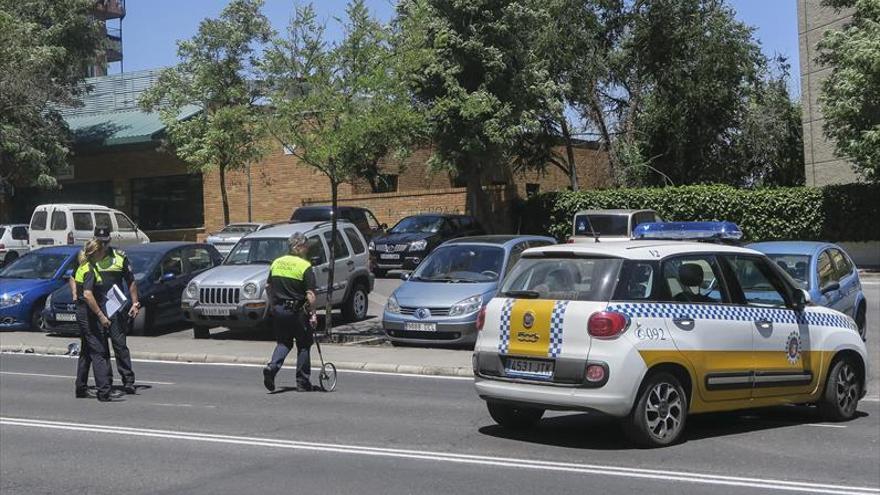 Un coche embiste a una moto y causa un herido en Rodríguez de Ledesma