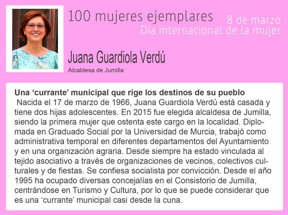 8 de marzo: 100 mujeres de aquí