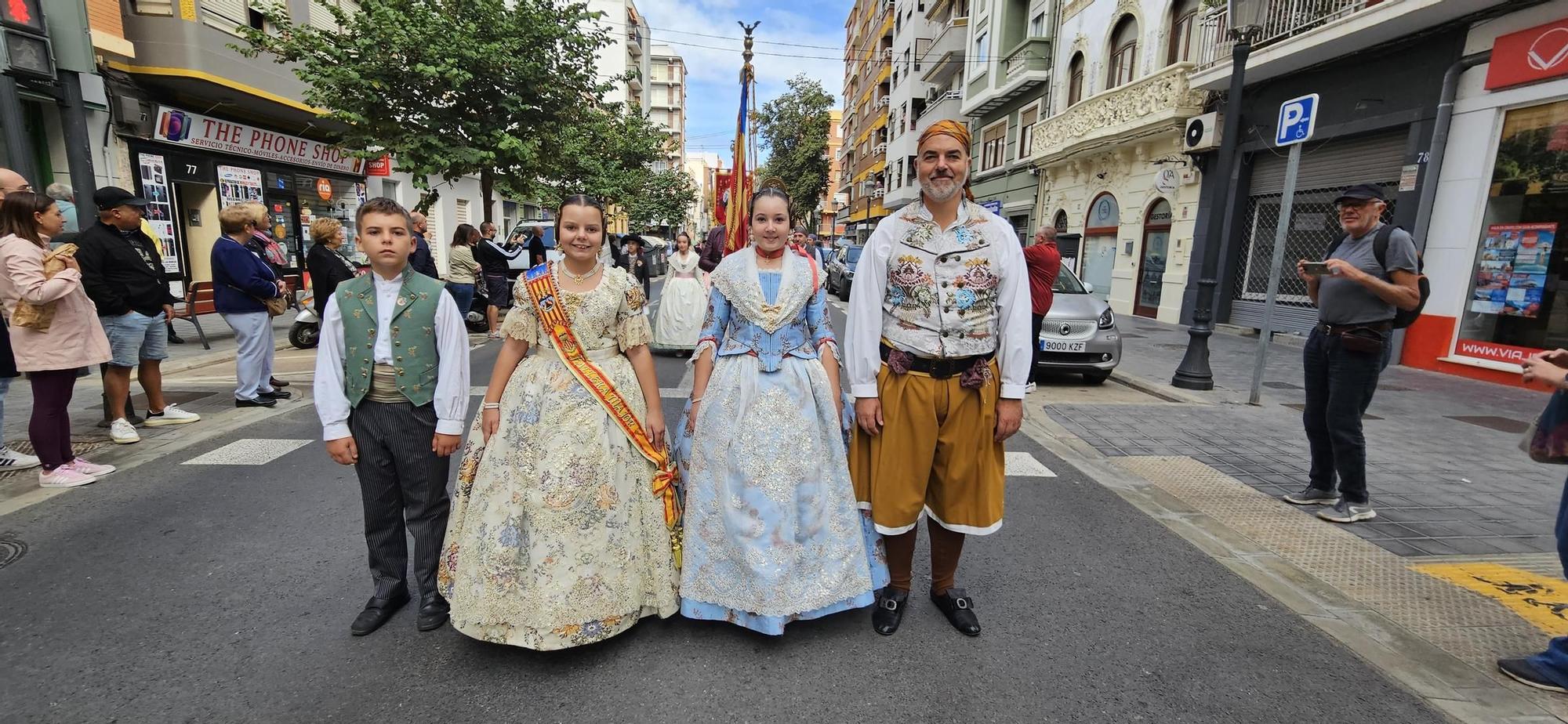 Las comisiones el Marítim, protagonistas en el Homenaje a la Senyera