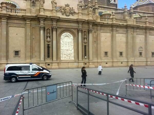 Fotogalería: Explosión en el interior de la basílica del Pilar