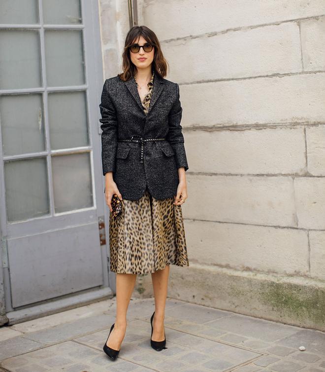 Jeanne Damas en el desfile de Dior en París.