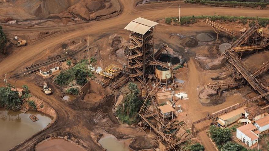 Imagen de los destrozos causados por la rotura de la presa