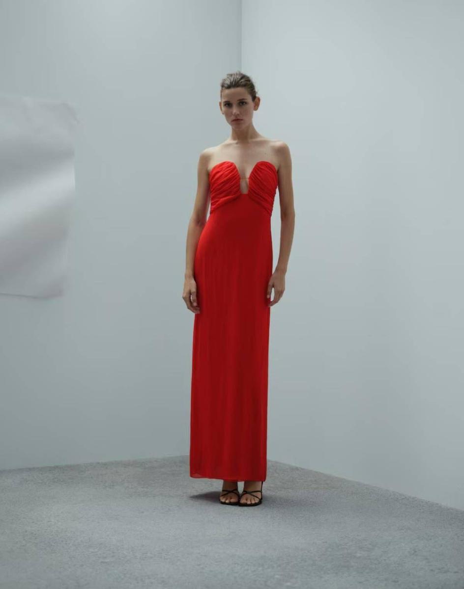 Vestido rojo de Mango