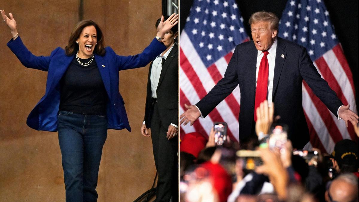 Kamala Harris y Donald Trump.