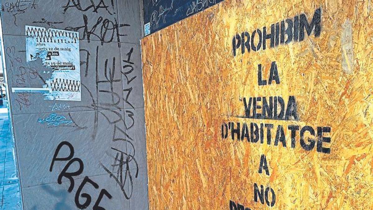 Reivindicación en una calle de Palma