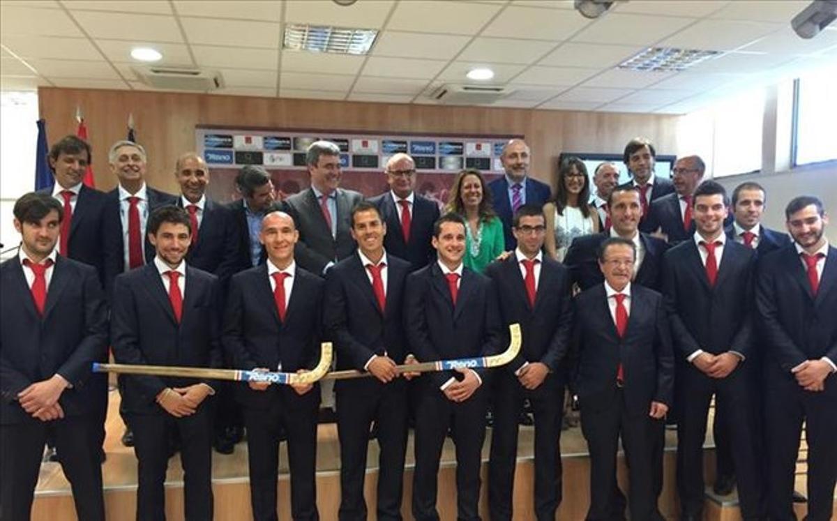 Foto de 'familia' de la selección