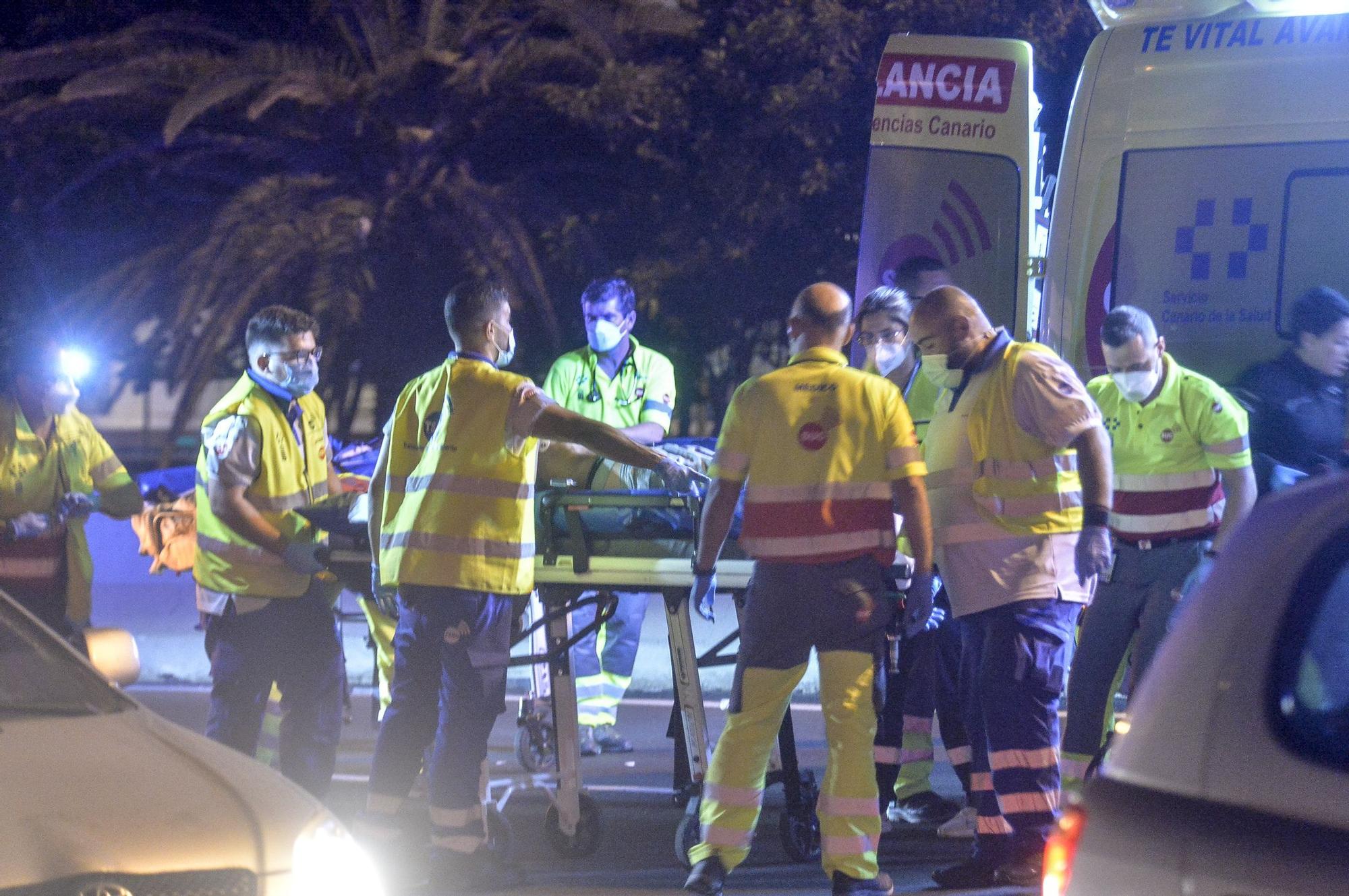 Accidente con heridos graves en la Avenida Marítima