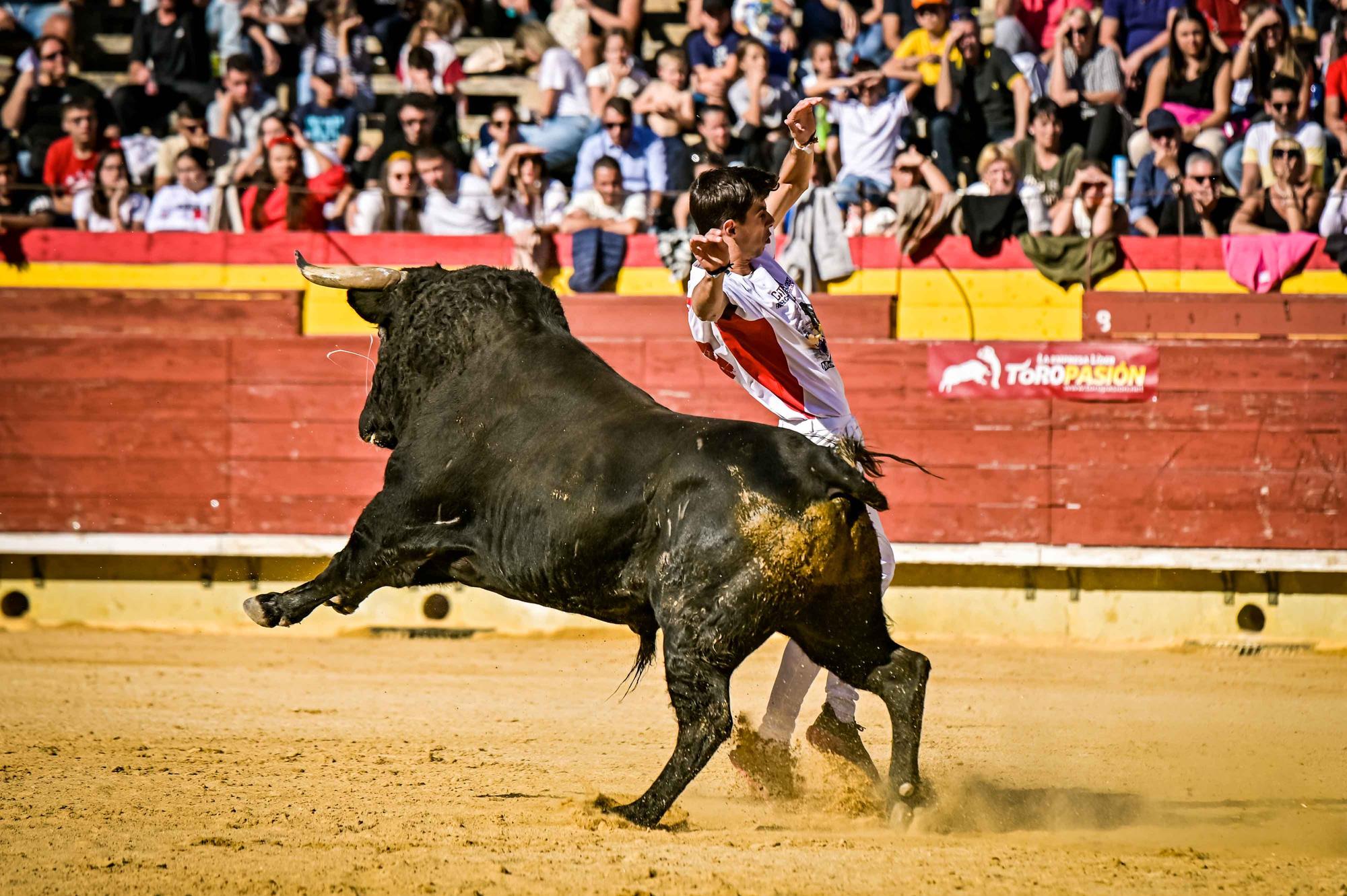 Final del campeonato de España de recortadores en Castelló