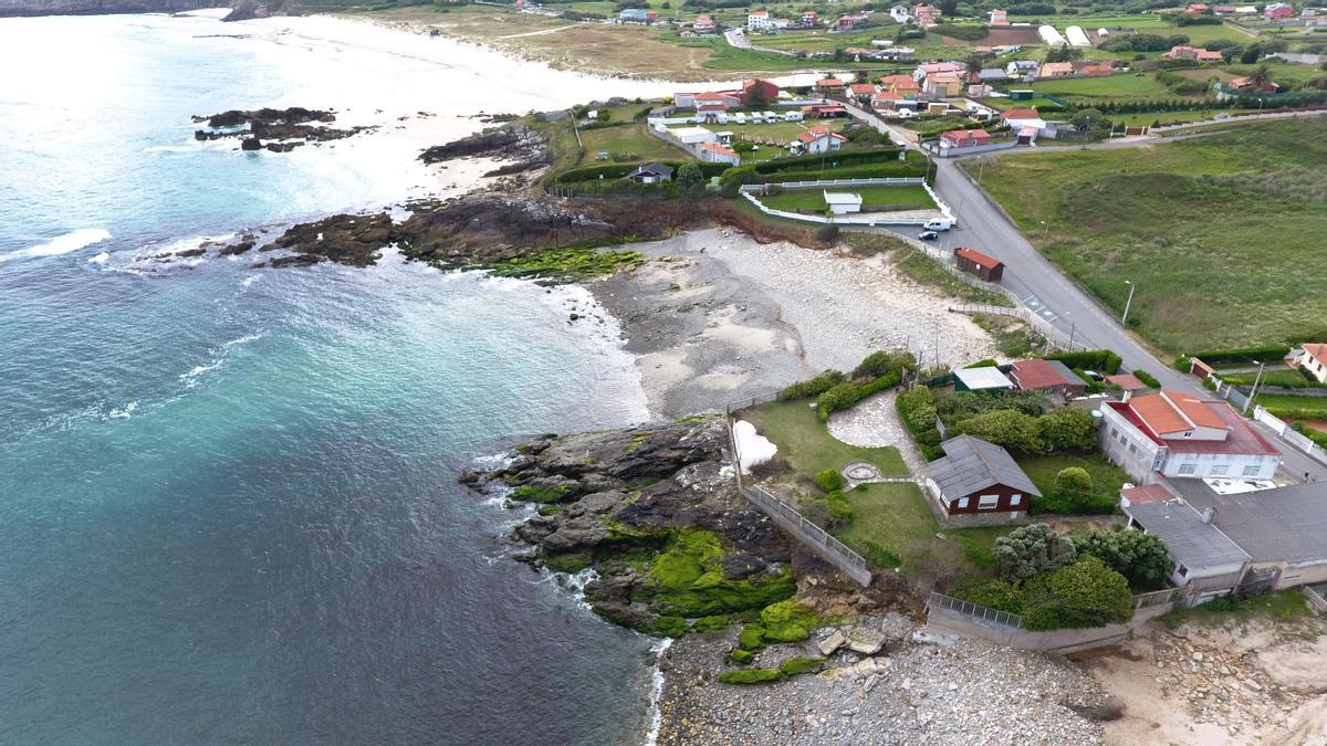 Playa de O Reiro, en Arteixo