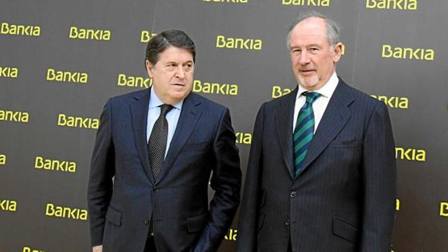 Els exdirectius de Bankia José Luis Olivas i Rodrigo Rato