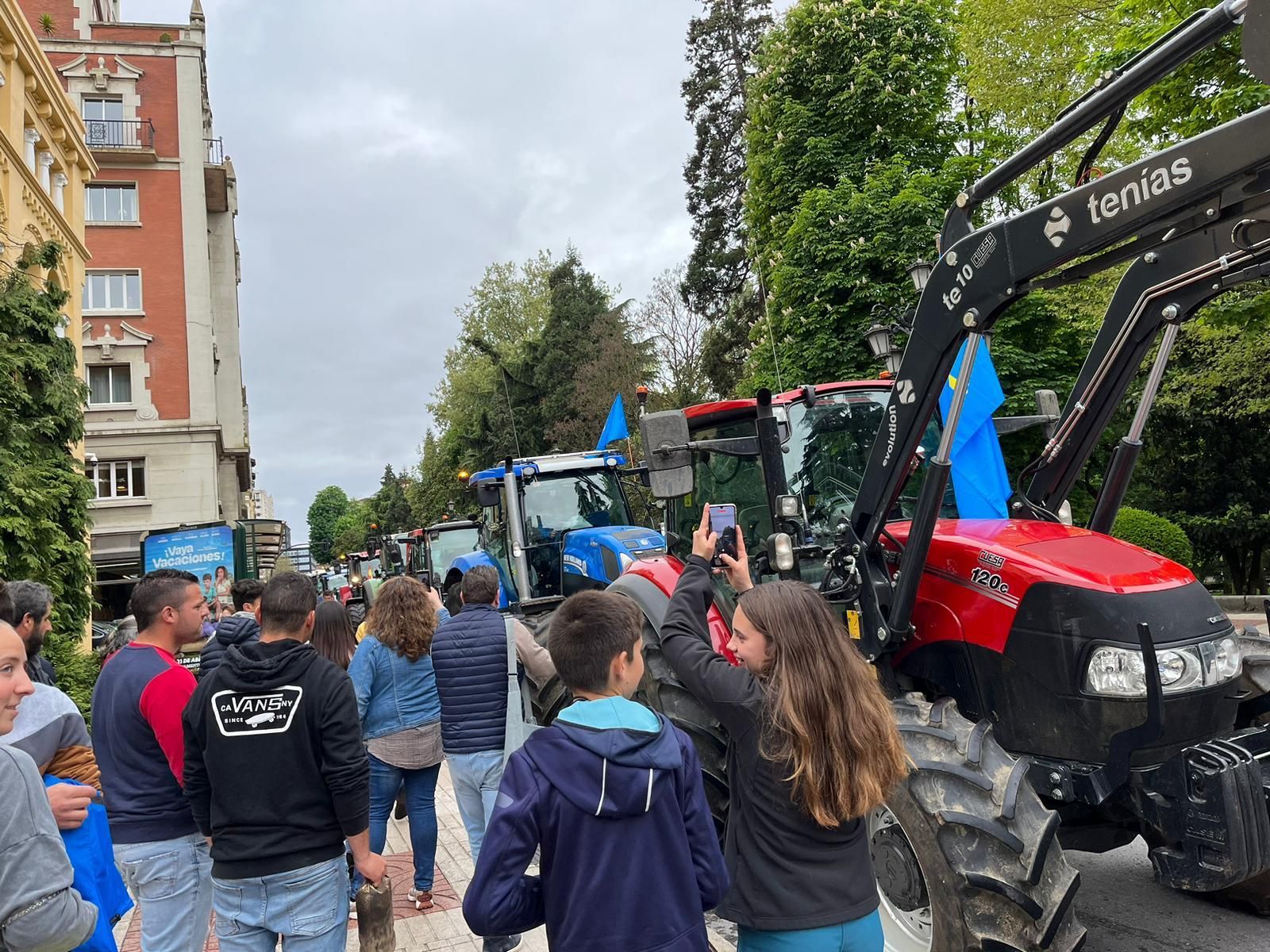 En imágenes: Así fue la manifestación del campo asturiano en Oviedo