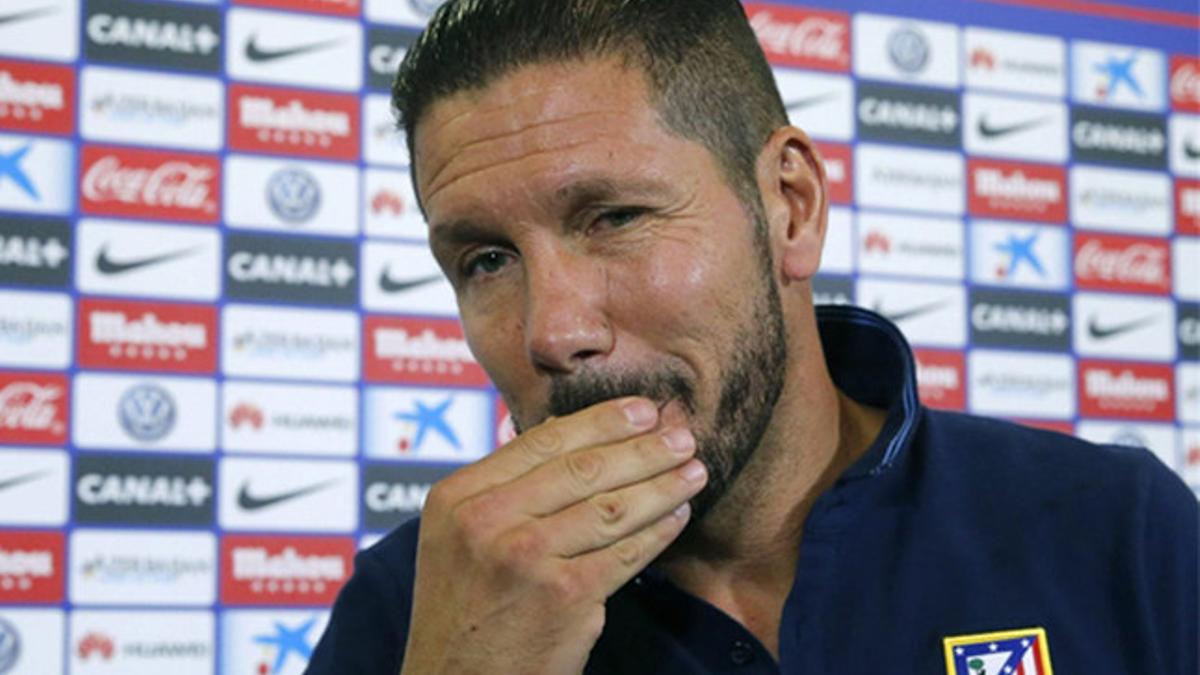 Simeone, contento con el rendimiento del Atlético de Madrid