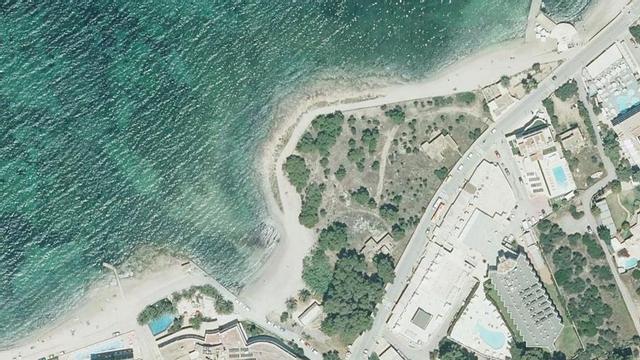 Imagen aérea de la parcela que figura en el convenio. | CATASTRO