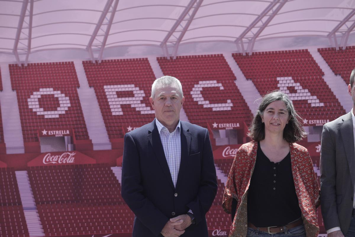 Presentación de las obras de remodelación del estadio de Son Moix ...