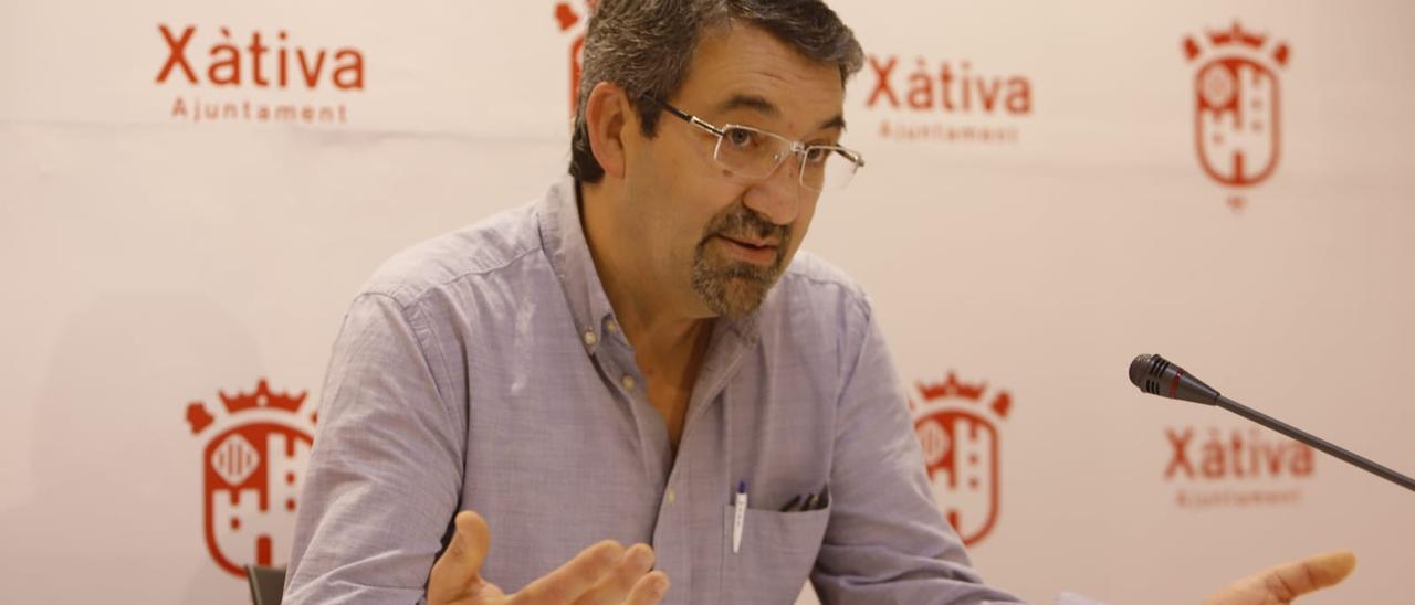 El portavoz de Cs, Juan Giner.