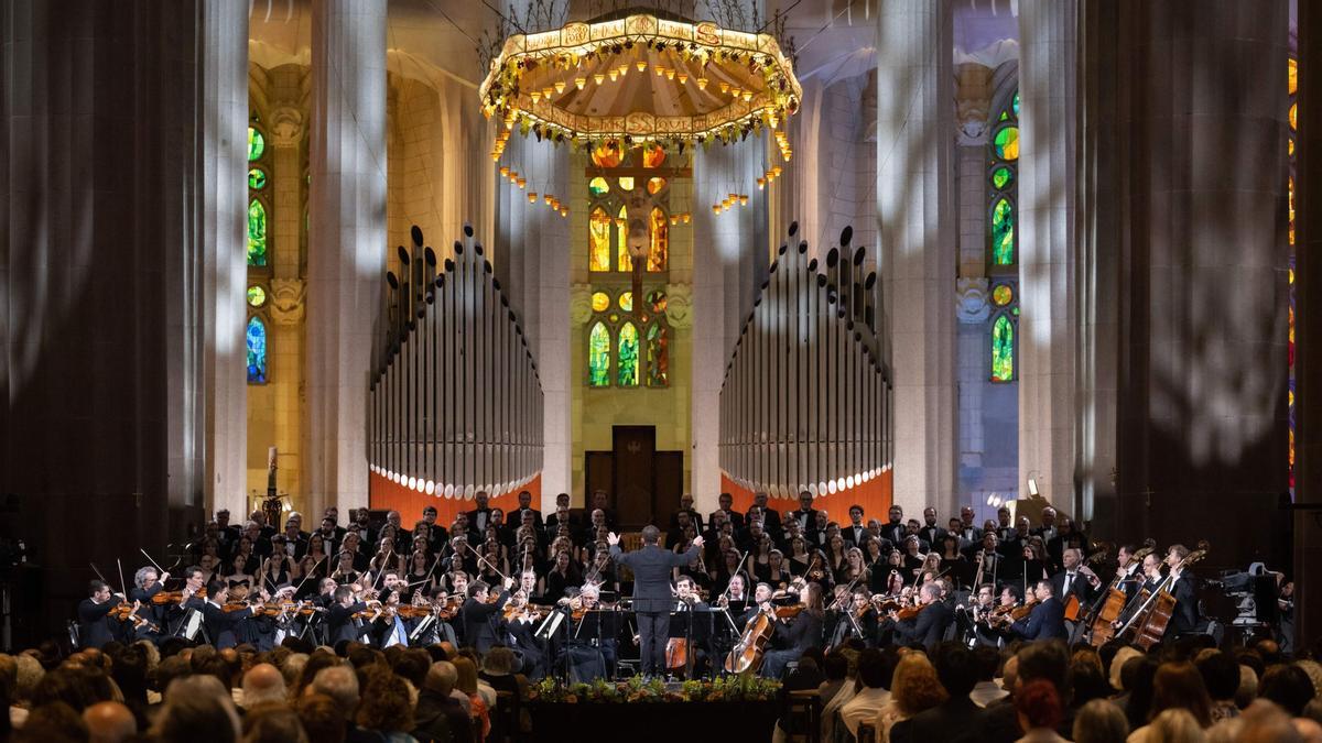 La Filarmónica de Berlín en la Sagrada Familia.